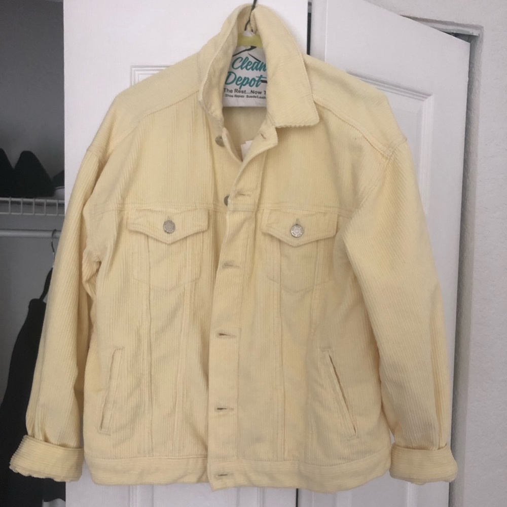 Yellow Corduroy Jacket
